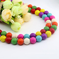 Best Selling M0006 Round Shape Mix Color Tibetan Sleeping Beauty Turquoise Beads Persian Turquoise Stones